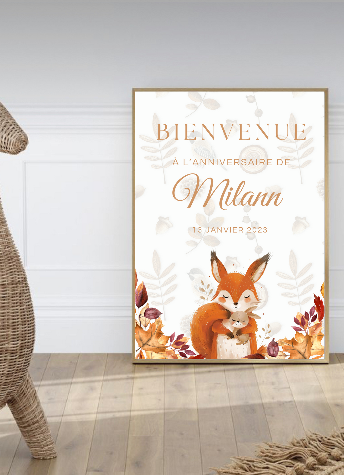 AFFICHE PERSONNALISÉE ANNIVERSAIRE