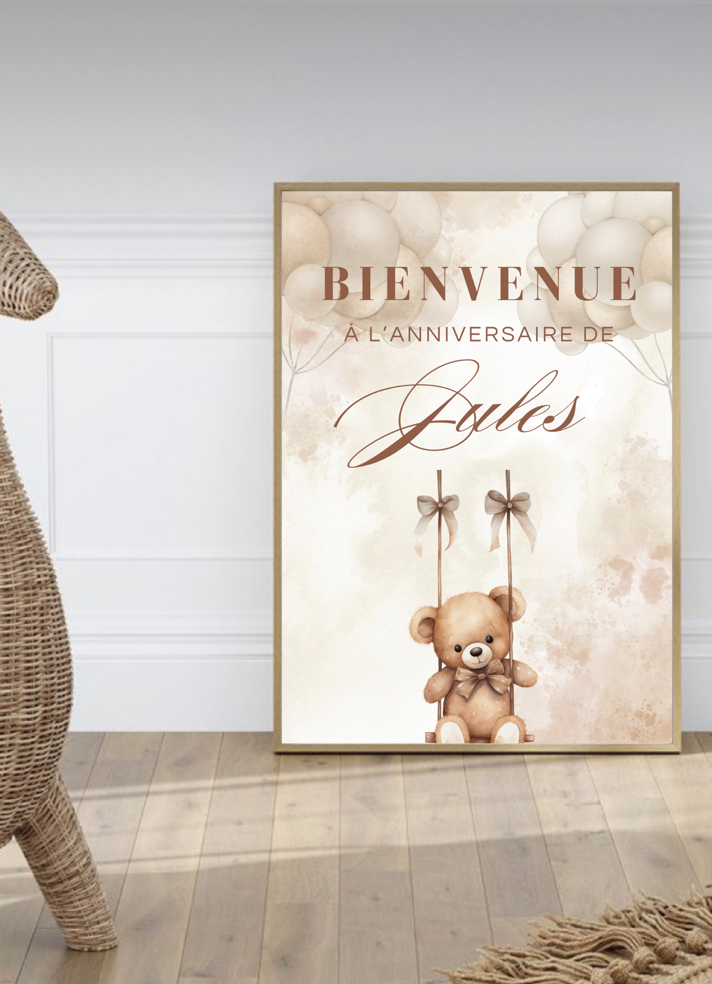 AFFICHE PERSONNALISÉE ANNIVERSAIRE