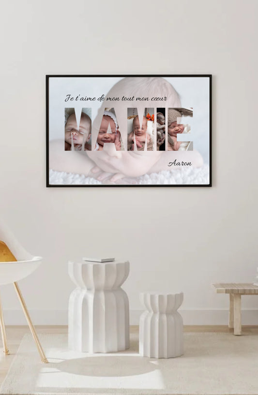 Affiche personnalisée « Mamie »
