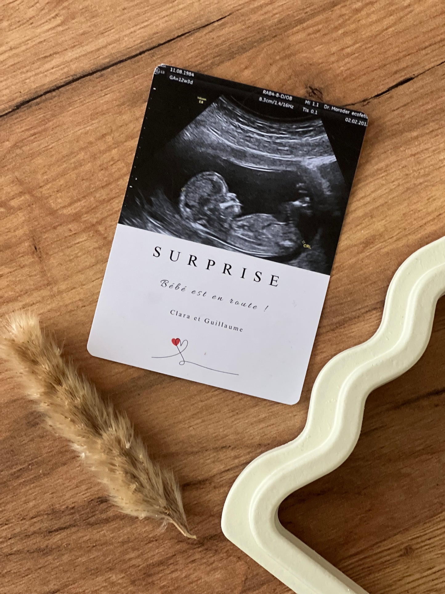 Carte annonce grossesse