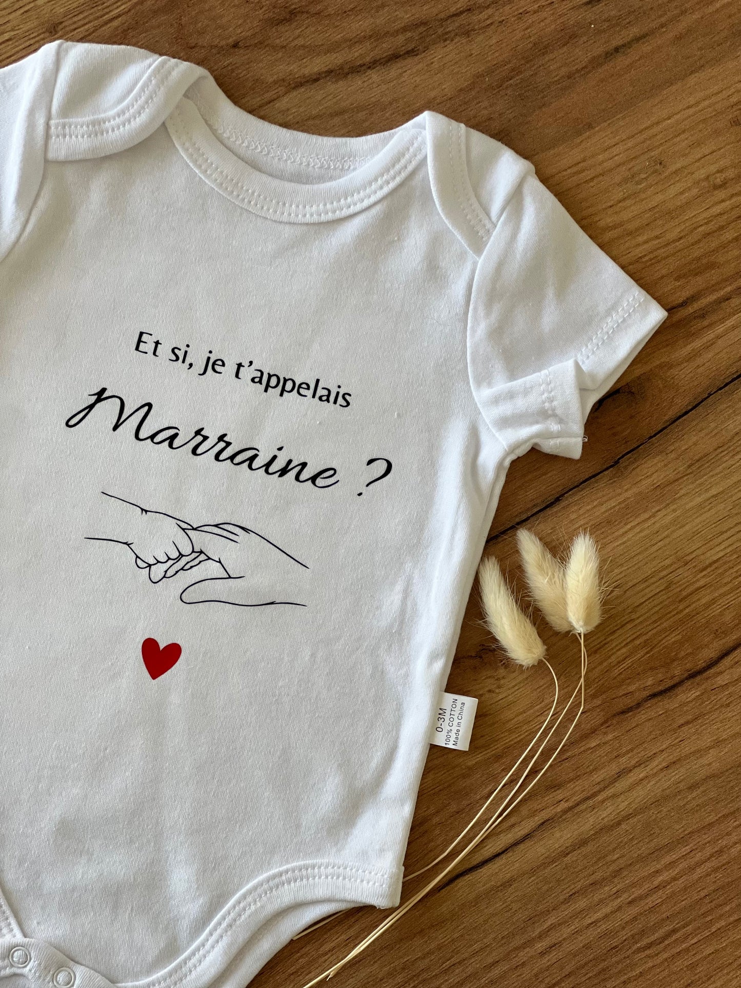 Body bébé personnalisé