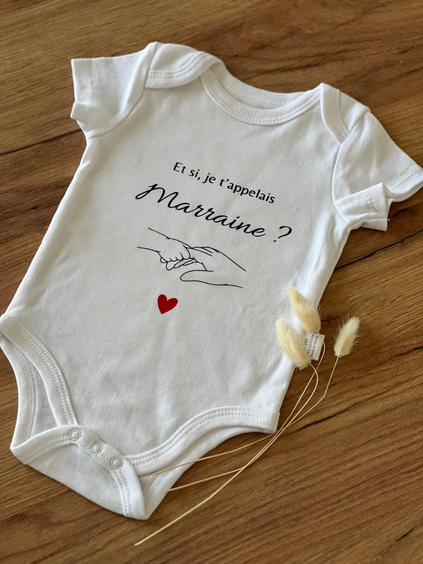 Body bébé personnalisé