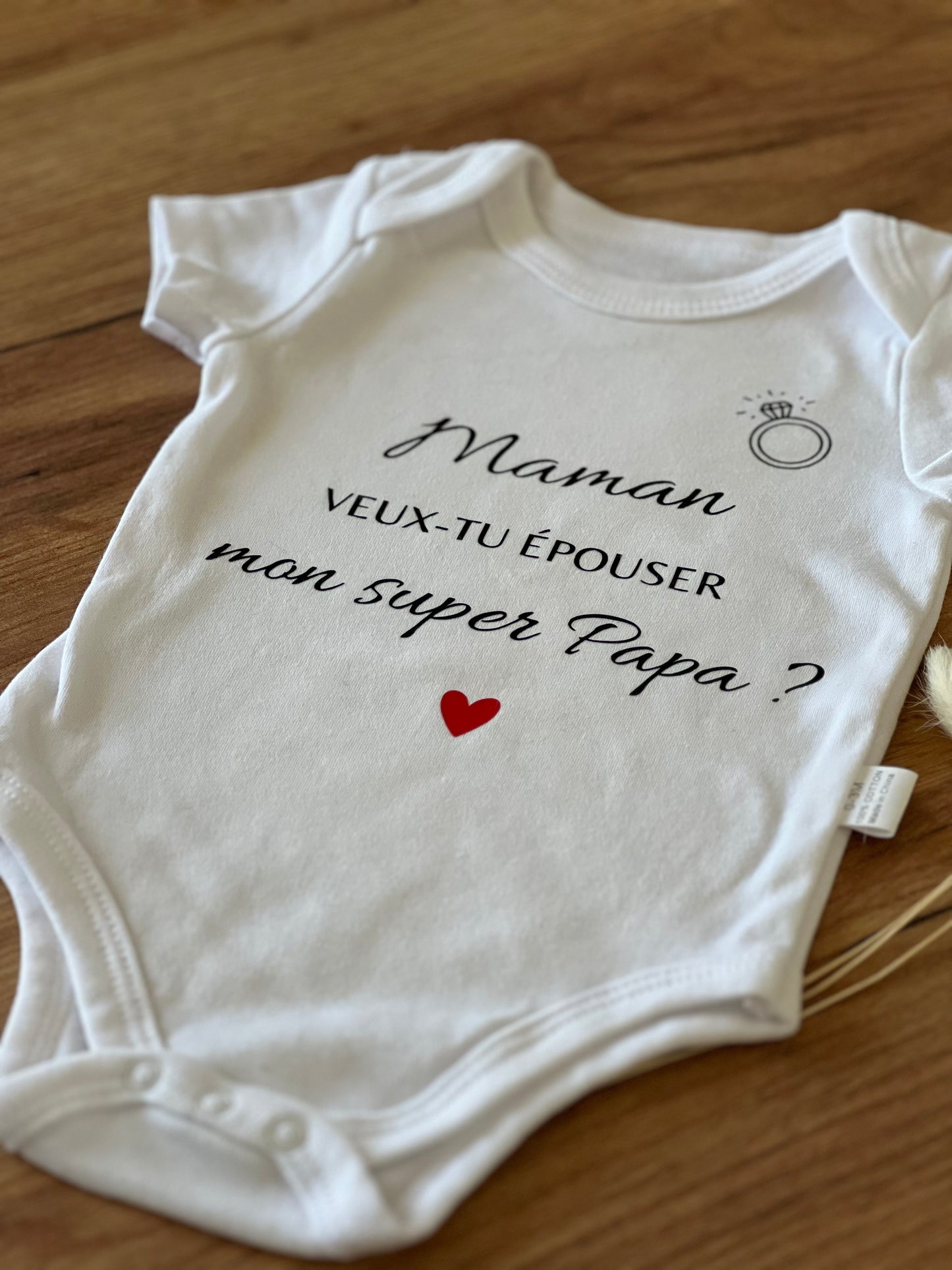 Body bébé personnalisé