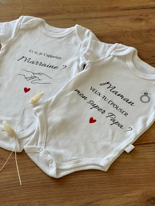 Body bébé personnalisé