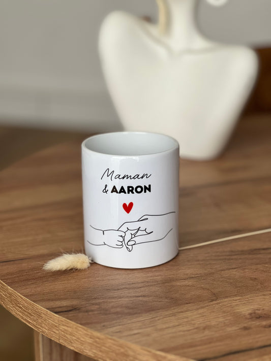 Mug personnalisé « Maman & bébé »