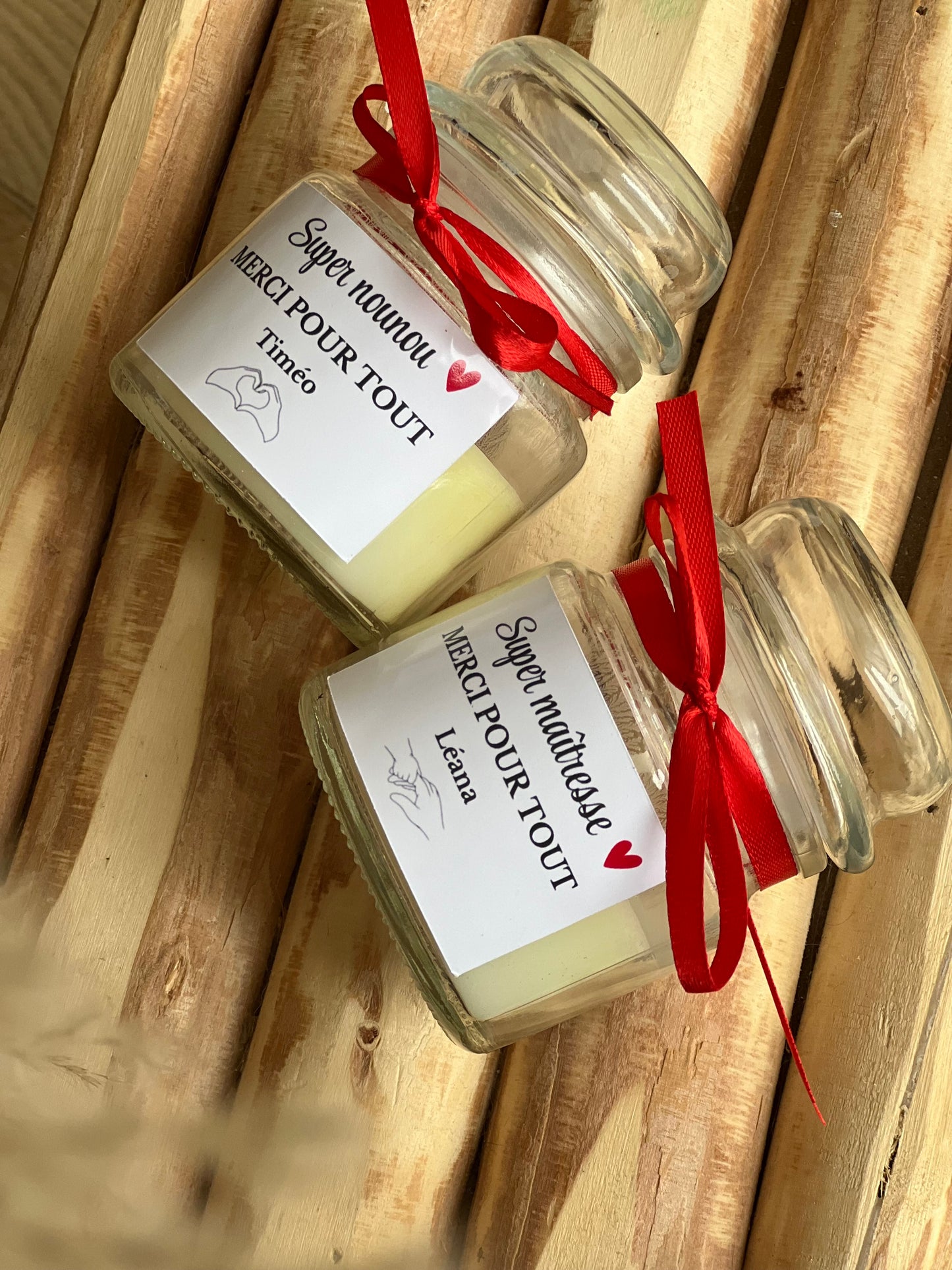 Bougie personnalisée – Cadeau pour Super Maîtresse, Nounou, ATSEM...