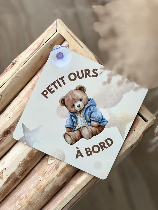 Bébé à bord, panneau personnalisé pour voiture