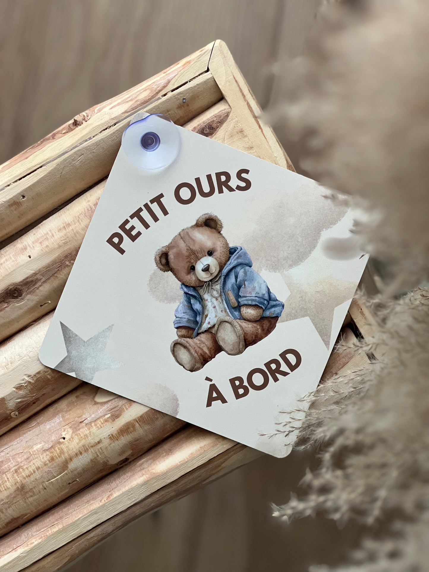 Bébé à bord, panneau personnalisé pour voiture