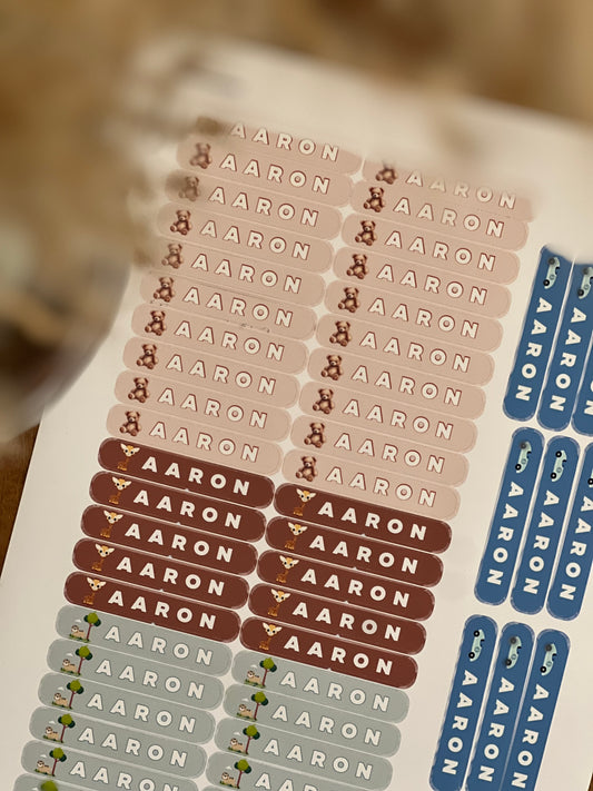 Étiquettes Autocollantes Personnalisées – Spécial Rentrée Scolaire