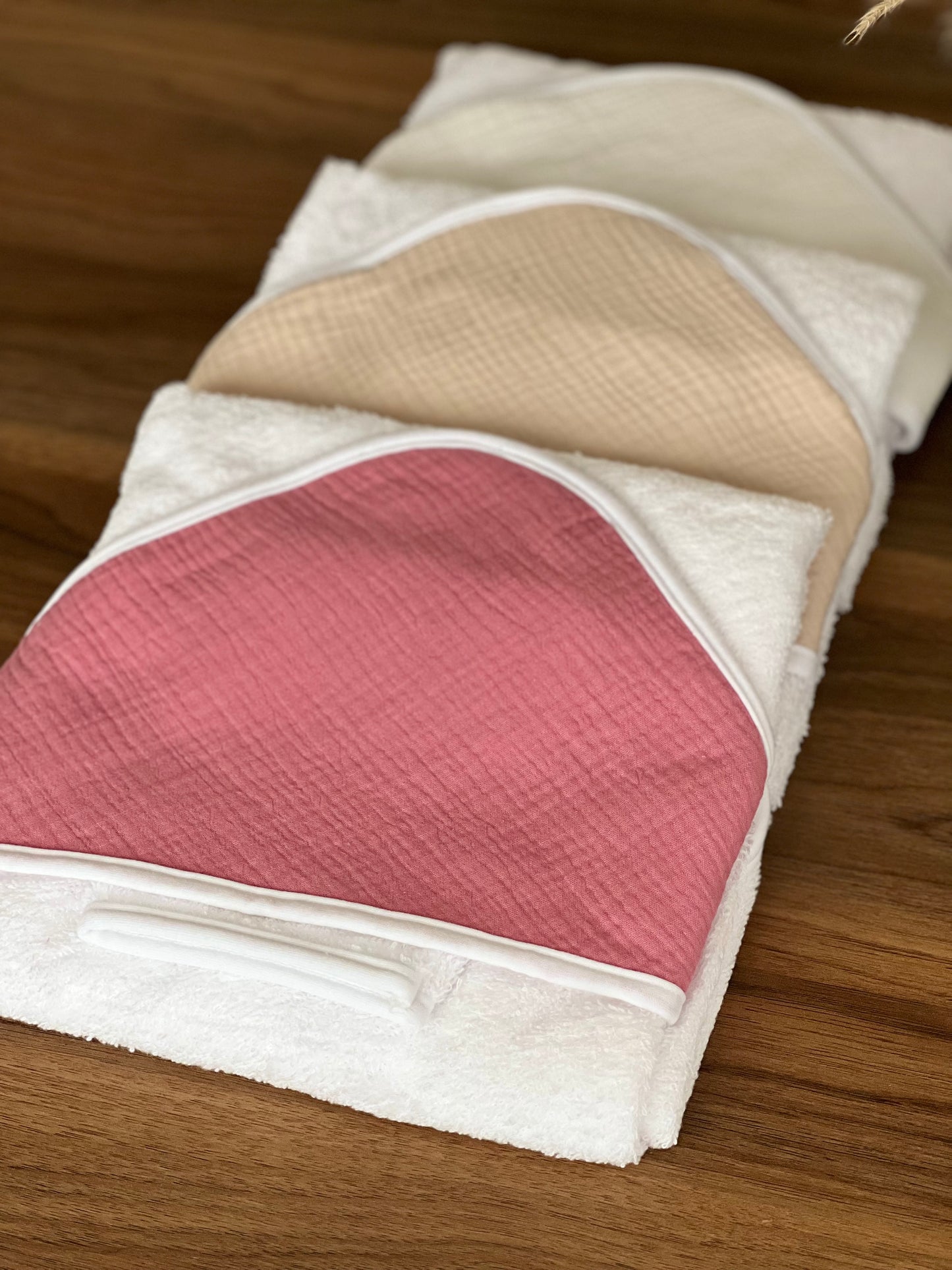 Cape de bain personnalisée en coton – Broderie ou Flocage