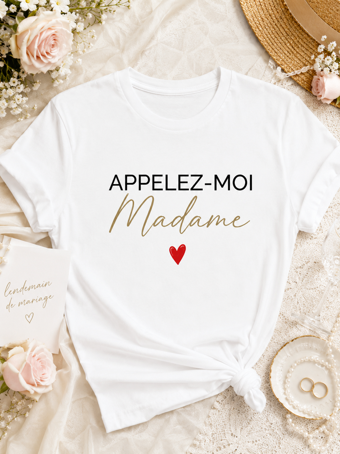 T-shirt Lendemain de Mariage – Future Mariée & Futur Marié | Personnalisé