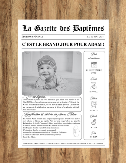 Faire-parts - La Gazette des Baptêmes