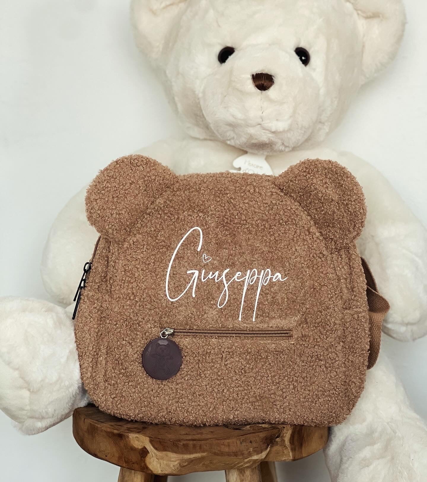 Sac à dos Ourson Teddy personnalisé au prénom/dessin préféré de votre enfant, sac à dos personnalisé, sac à dos enfant maternelle