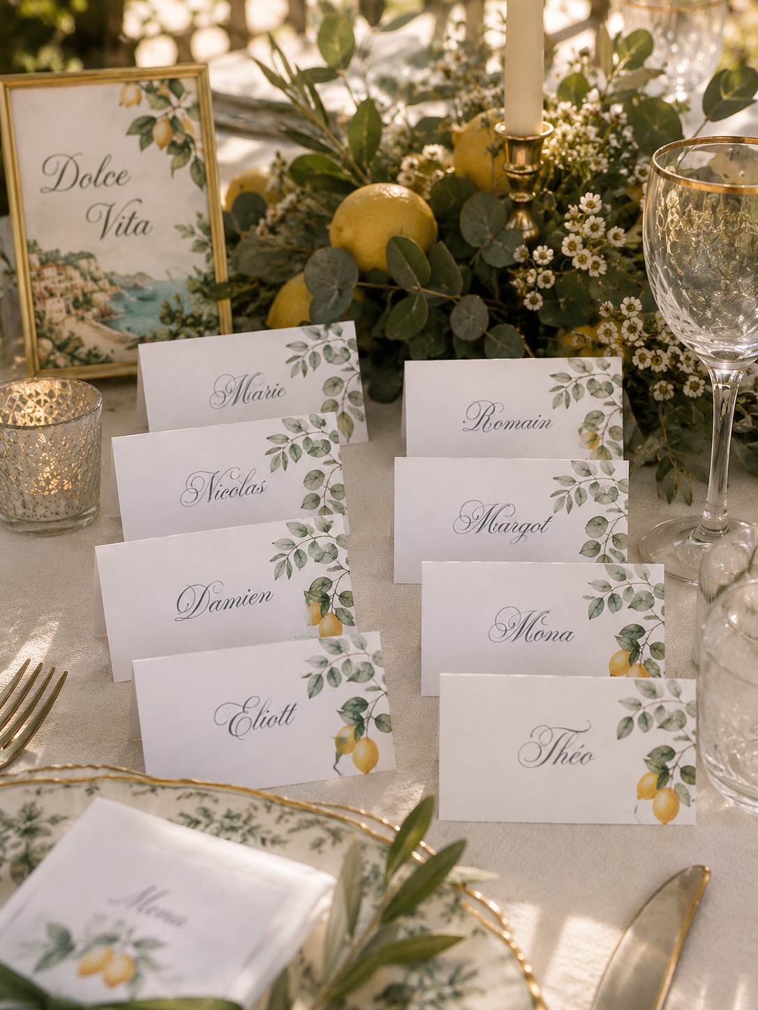 Marque-place papier personnalisé – Une table élégante jusque dans les moindres détails
