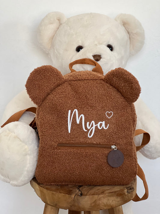 Sac à dos Ourson Teddy personnalisé au prénom/dessin préféré de votre enfant, sac à dos personnalisé, sac à dos enfant maternelle