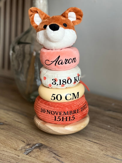 Tour décorative personnalisée – Naissance & Souvenir bébé