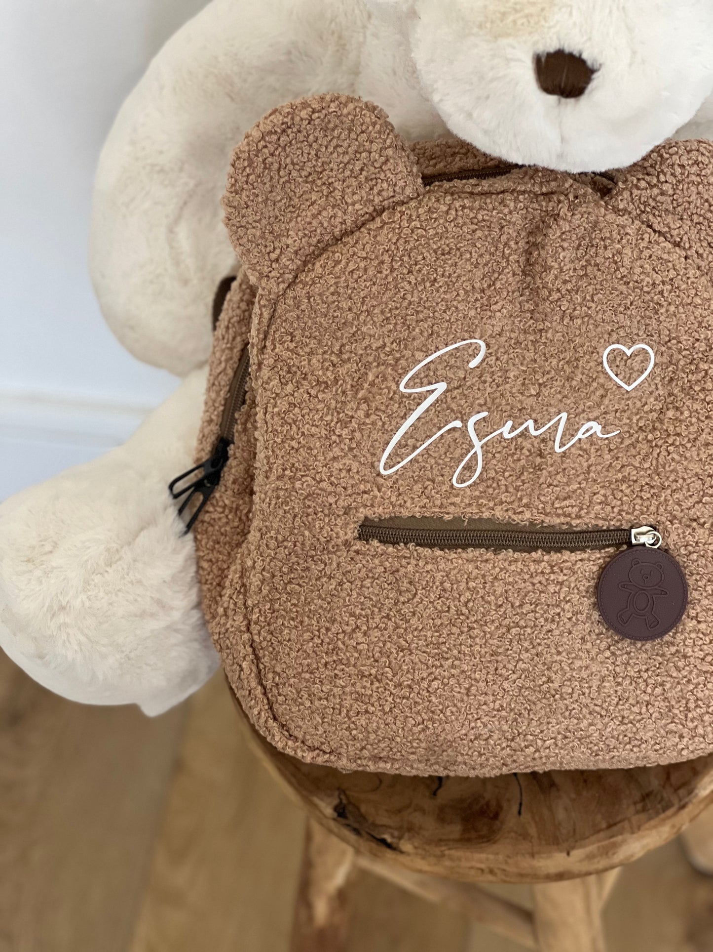 Sac à dos Ourson Teddy personnalisé au prénom/dessin préféré de votre enfant, sac à dos personnalisé, sac à dos enfant maternelle