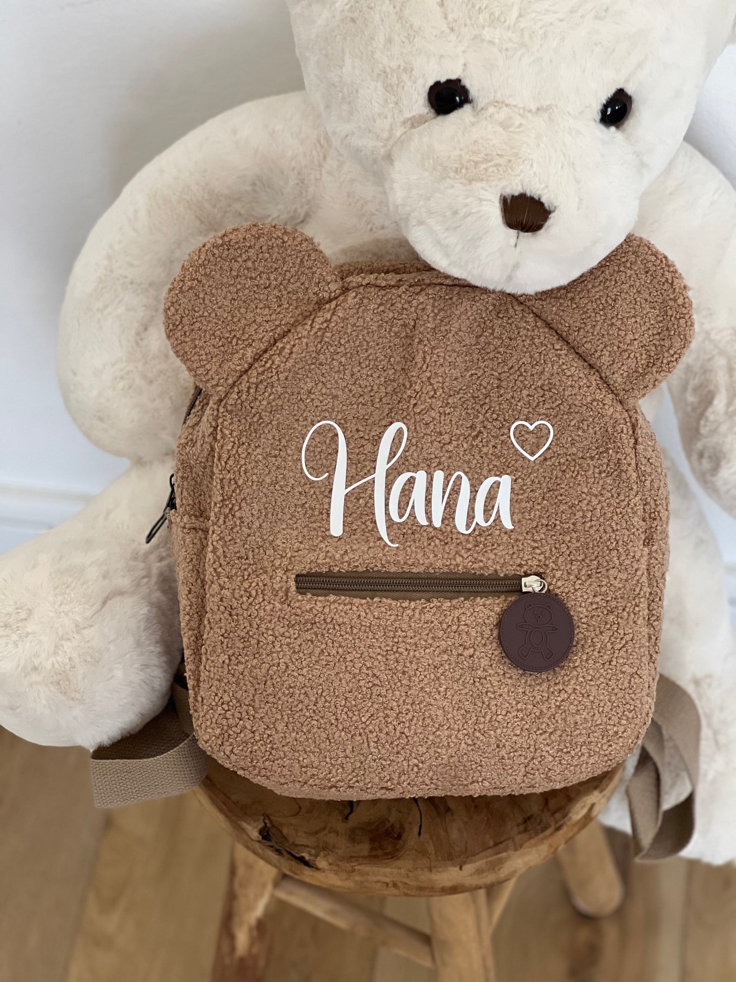 Sac à dos Ourson Teddy personnalisé au prénom/dessin préféré de votre enfant, sac à dos personnalisé, sac à dos enfant maternelle