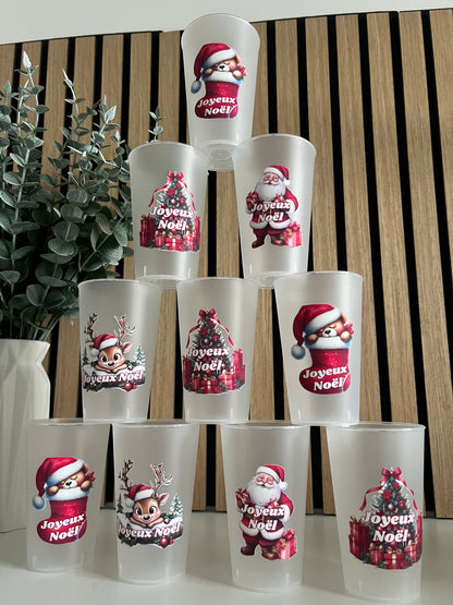 Gobelets personnalisés de Noël