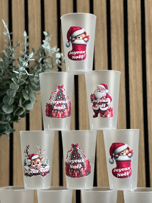 Gobelets personnalisés de Noël